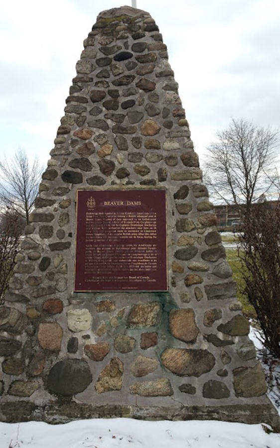 Origineel Monument Slag van Beaver Dams