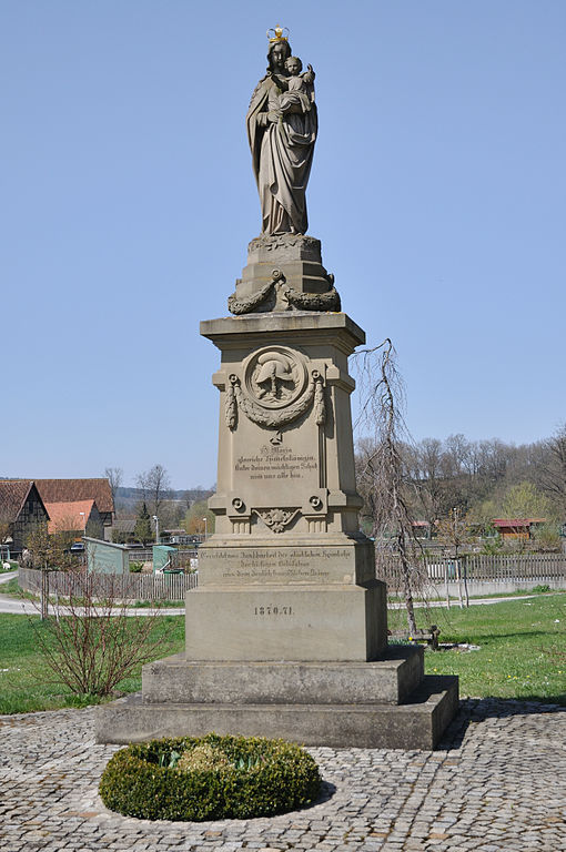 Monument Frans-Duitse Oorlog Wlfershausen a.d. Saale #1
