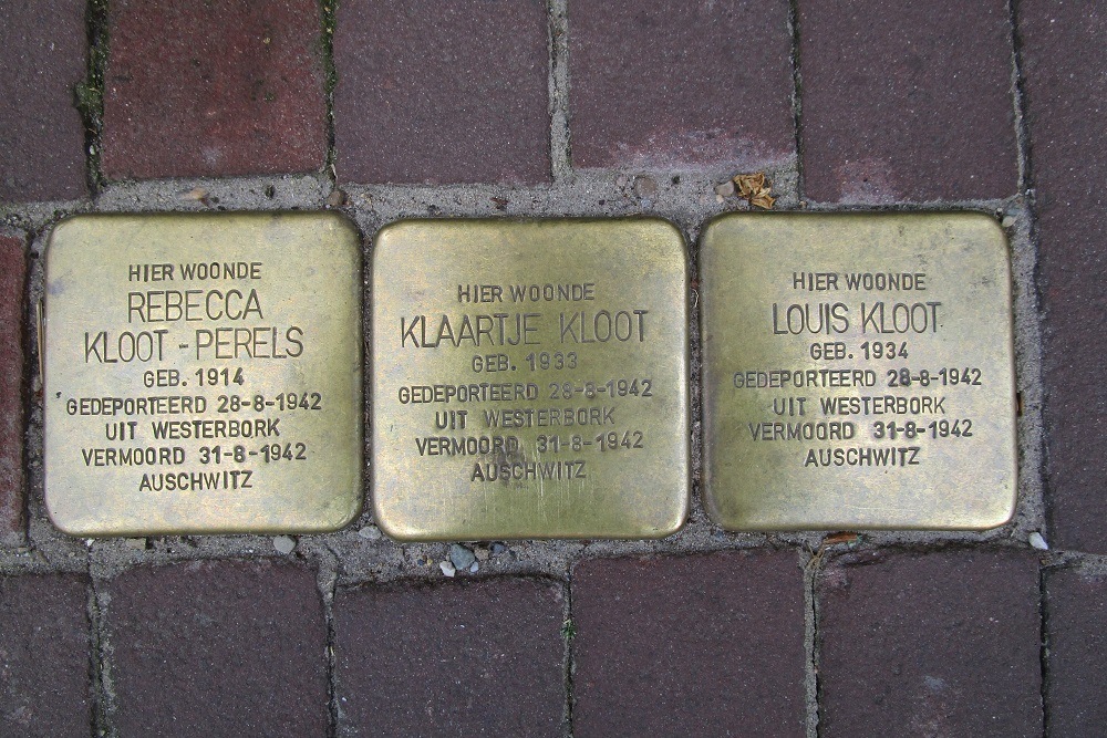 Stolpersteine Nieuwe Amstelstraat voormalig 31 #5