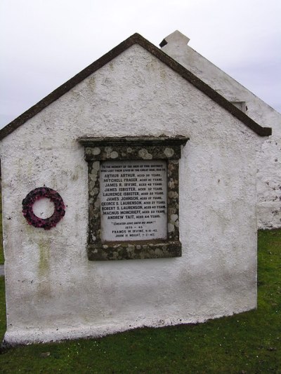 Oorlogsmonument West Burrafirth #1