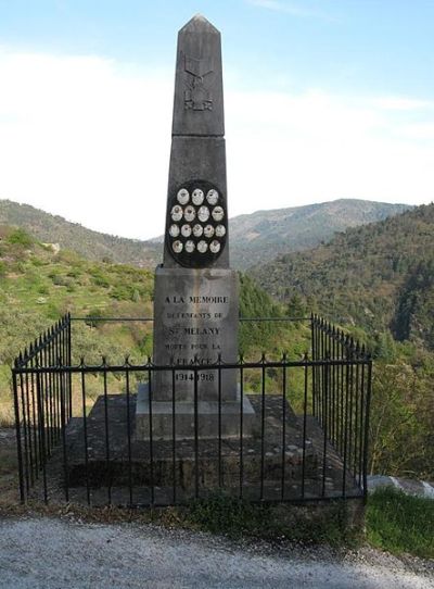 Oorlogsmonument Saint-Mélany