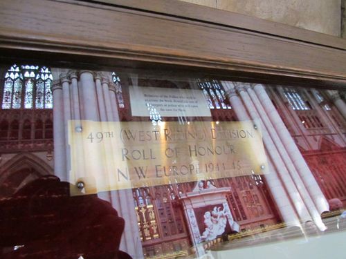 Registers Victims Second World War York Minster #4