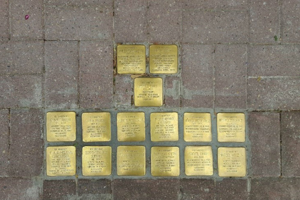 Stolpersteine Andre Fauchillestraat 10 #1