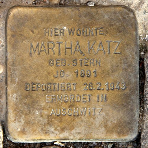 Stolpersteine Wullenweberstrae 11 #2