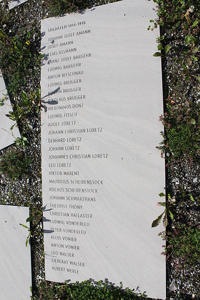 Oorlogsmonument Silbertal #2