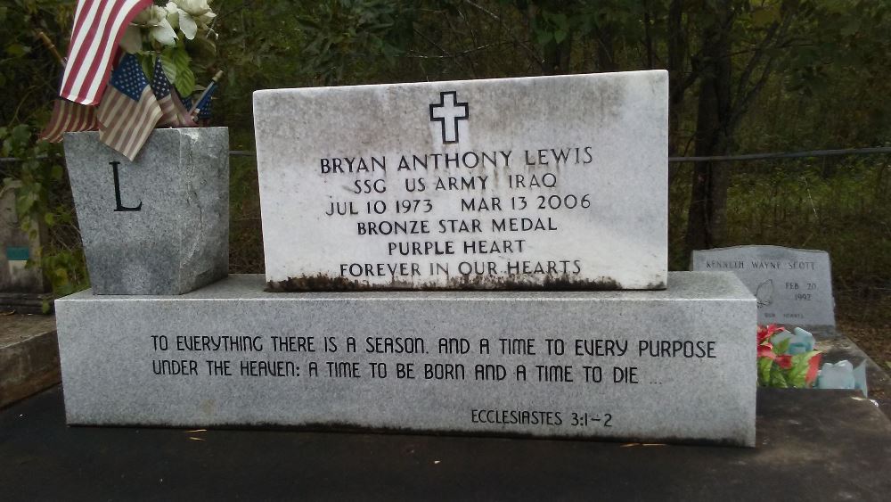 American War Grave Salem Baptist Church Cemetery