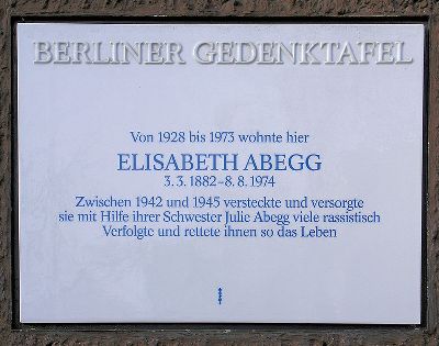 Memorial Elisabeth Abegg #1