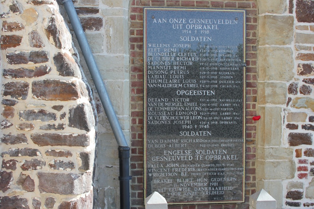 Oorlogsmonument Opbrakel #3