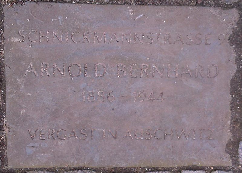 Gedenkstenen Schnickmannstraße 9 #1