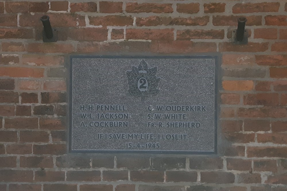 Plaque for Canadian Soldiers Sneek