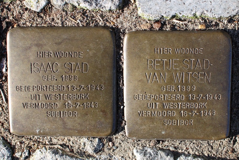 Stolpersteine Derde Kade 37