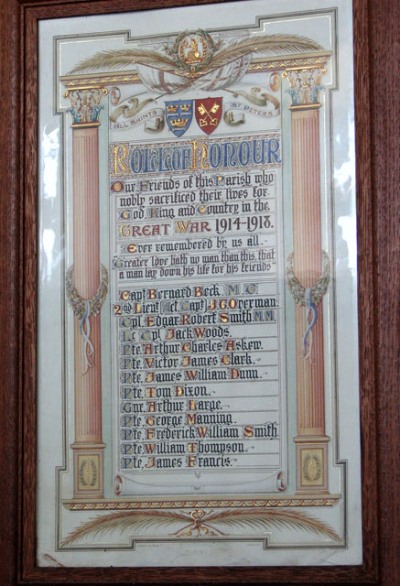 War Memorial St. Peter Church #1