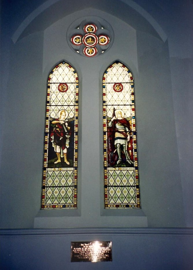 Boer War Memorial Windows St John the Baptist Church #1