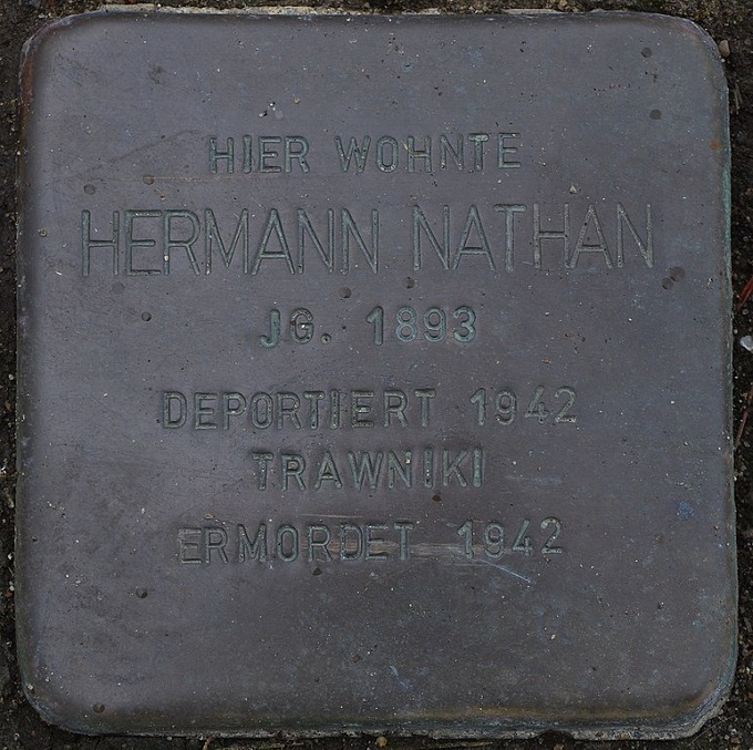 Stolperstein Aachener Strae 65 #1