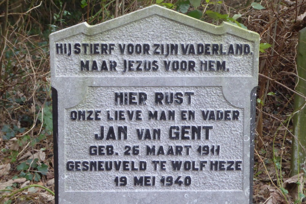 Dutch War Grave Municipal Cemetery Landscroon Weesp #3