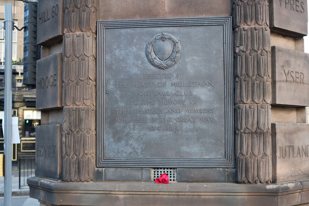 Oorlogsmonument Heart of Midlothian Football Club #4