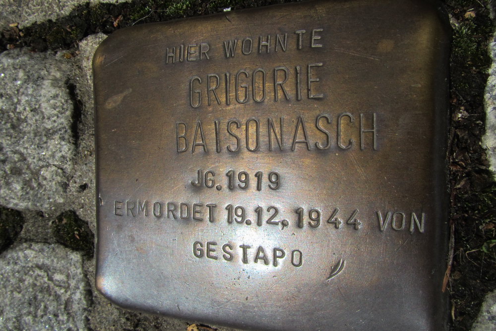 Stolperstein Geisselstrae 92 #1