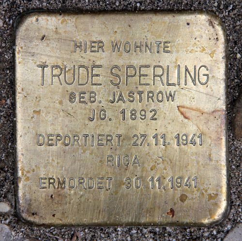 Stolpersteine Traunsteiner Straße 8 #2