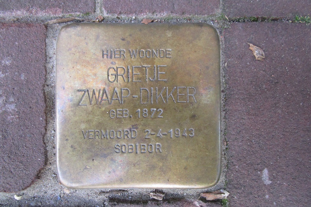 Stumbling Stones Nieuwe Amstelstraat former 39 hs & II #4