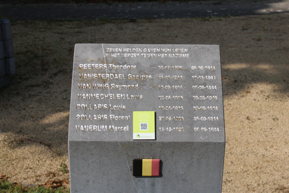 Oorlogsmonument Herk-de-Stad Zevenheldenlaan #2