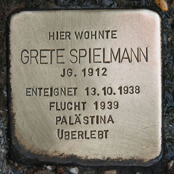Stolpersteine Annenstraße 34 #3