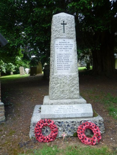 Oorlogsmonument Crundale