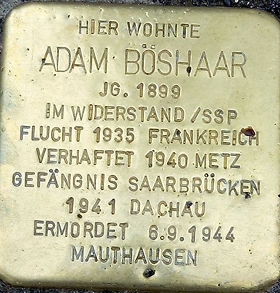 Stumbling Stone Vogelschlagstraße 14