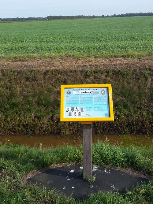 Memorial Sign Crash Location Lancaster W4984 AR-J, 460 Squadron RAAF #2