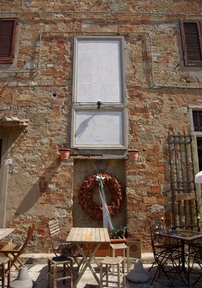 Oorlogsmonument Bolgheri