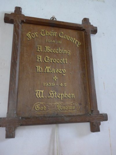 War Memorial St. Clement Church