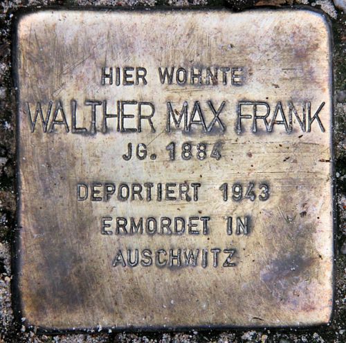 Stumbling Stone Von-Luck-Straße 15