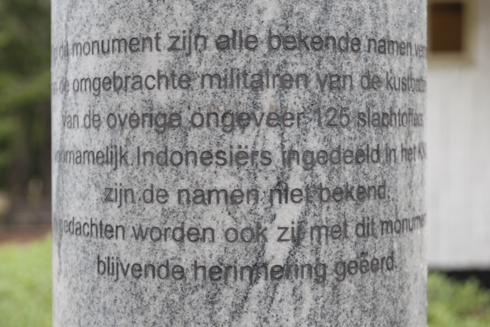 Monument Slachtoffers Tarakan 1942 Nederlands Ereveld Loenen #4