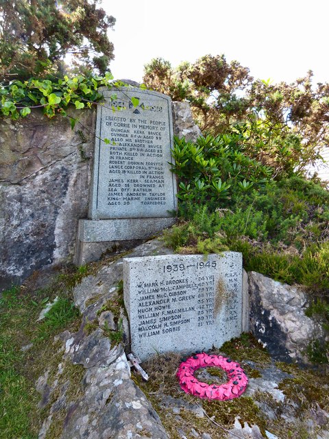 Oorlogsmonument Corrie