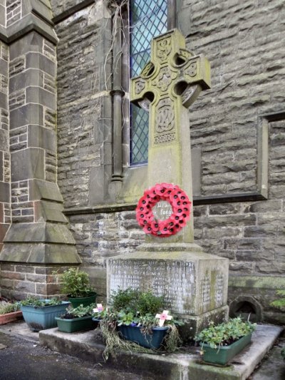 Oorlogsmonument Edgworth Methodist Church