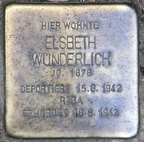 Stolpersteine Wielandstrae 17 #3