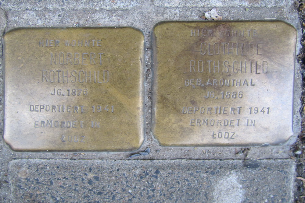 Stumbling Stones Mozartstraße 56 #1