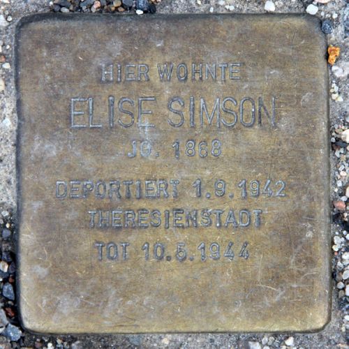 Stolpersteine Lessingstrae 8 #2