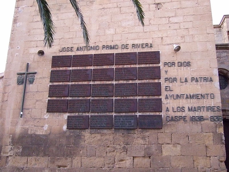 Monument Spaanse Burgeroorlog Caspe #1