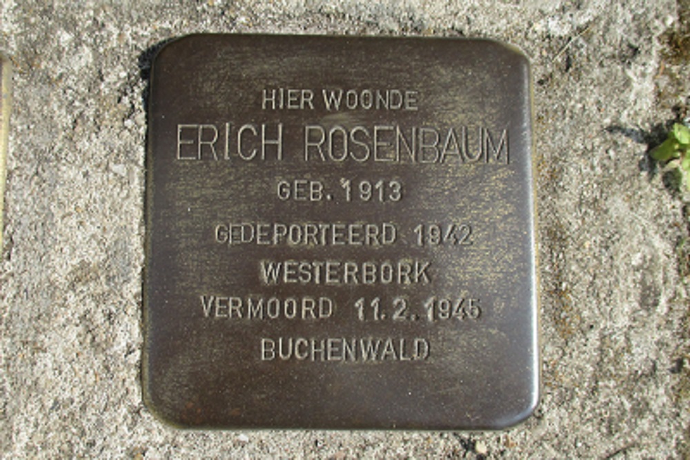 Stolpersteine Feiko Clockstraat 75 #3