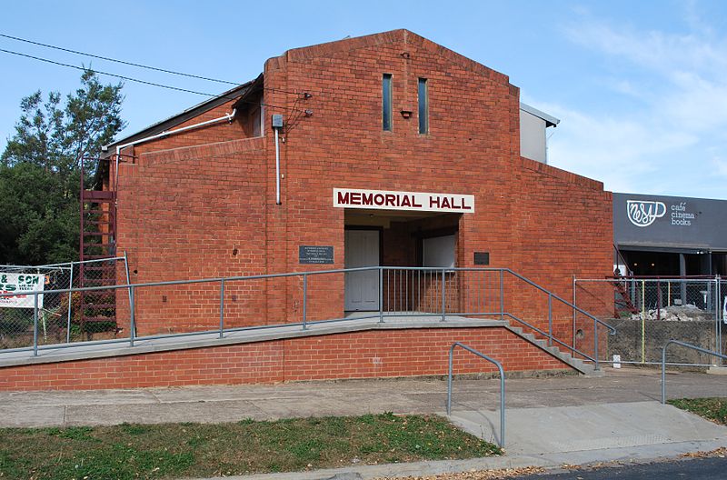 War Memorial Hall Tumbarumba