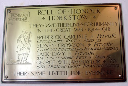 War Memorial Horkstow #1