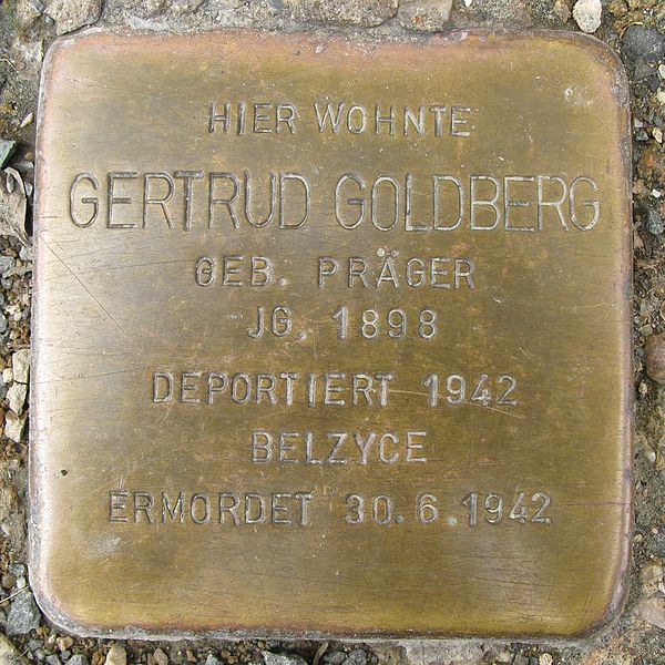 Stumbling Stone Karlstraße 10