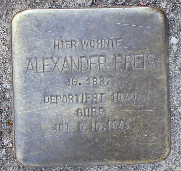 Stolpersteine Glockenstraße 43 #1