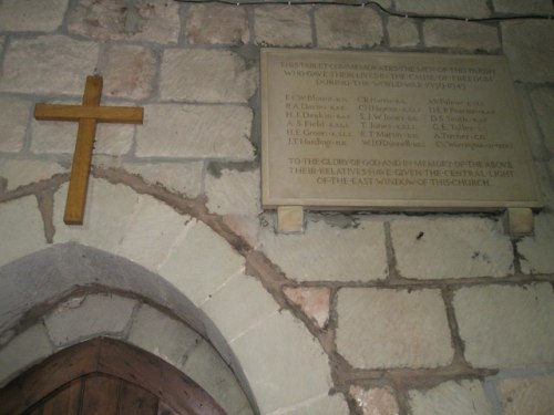 Oorlogsmonument St Mary Church