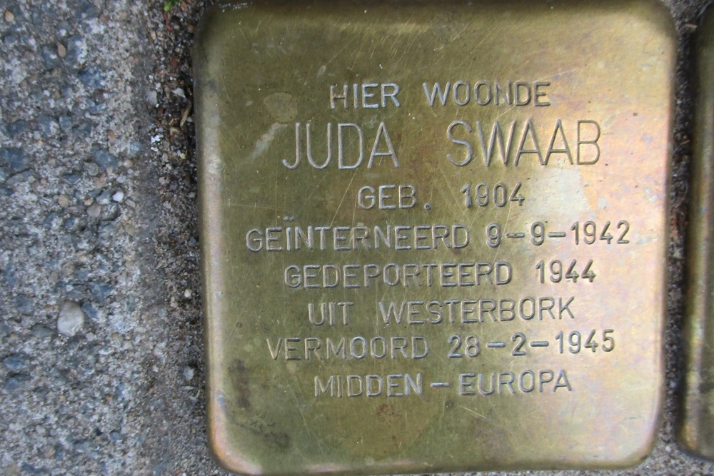 Stolpersteine Johannes Vermeerstraat 73 #2