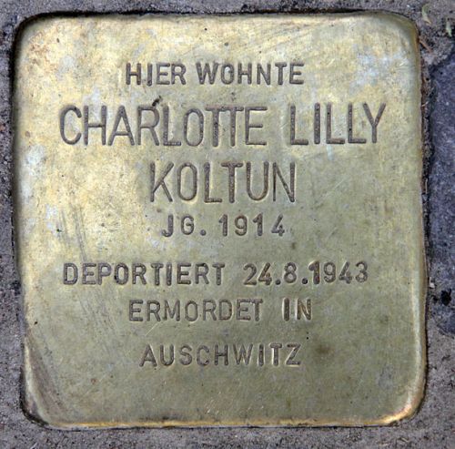 Stumbling Stones Markgraf-Albrecht-Straße 4 #1
