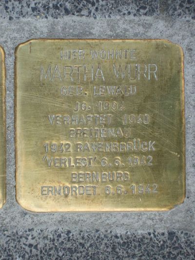 Stolpersteine Die Freiheit 15 #2