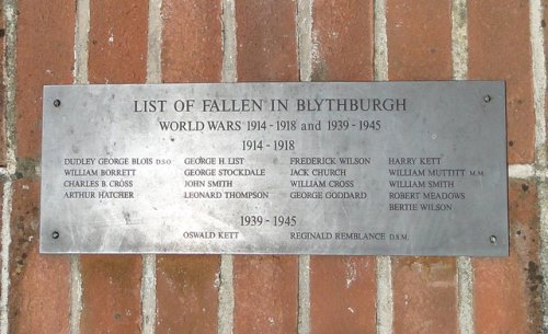 War Memorial Blythburgh #1