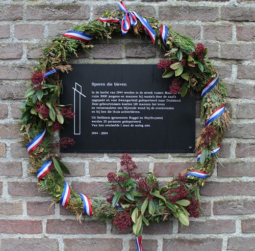 Memorial 'Tracks that were' Heibloem