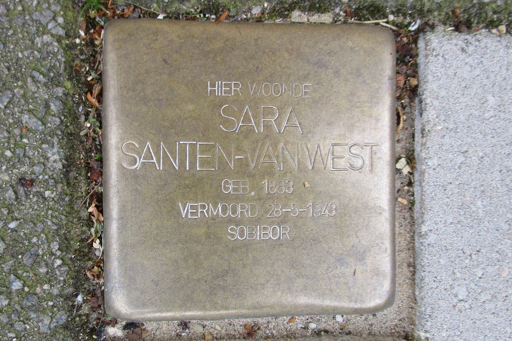 Stolperstein Tolstraat 23 #1